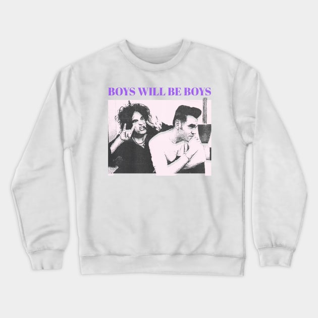 boys will be boys vintage art Crewneck Sweatshirt by psninetynine